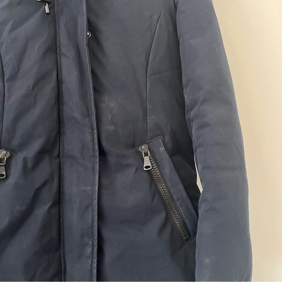 Vince Camuto Navy Blue Long Puffer Coat - Picture 8 of 9